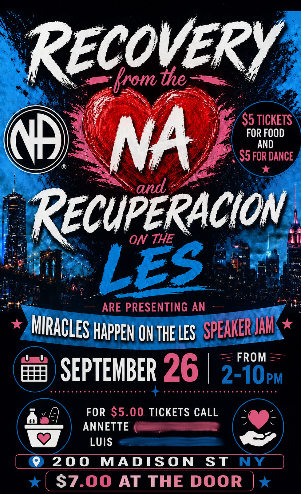 miracles happen on the les speaker jam flyer