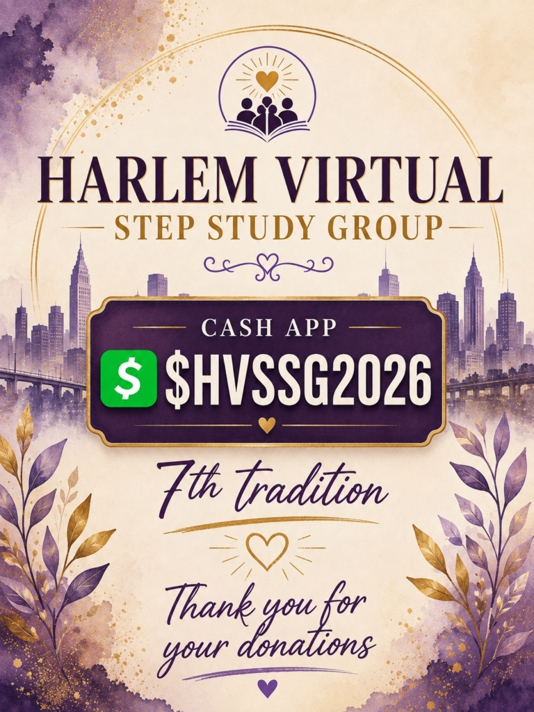 harlem virtual step study group cashapp flyer