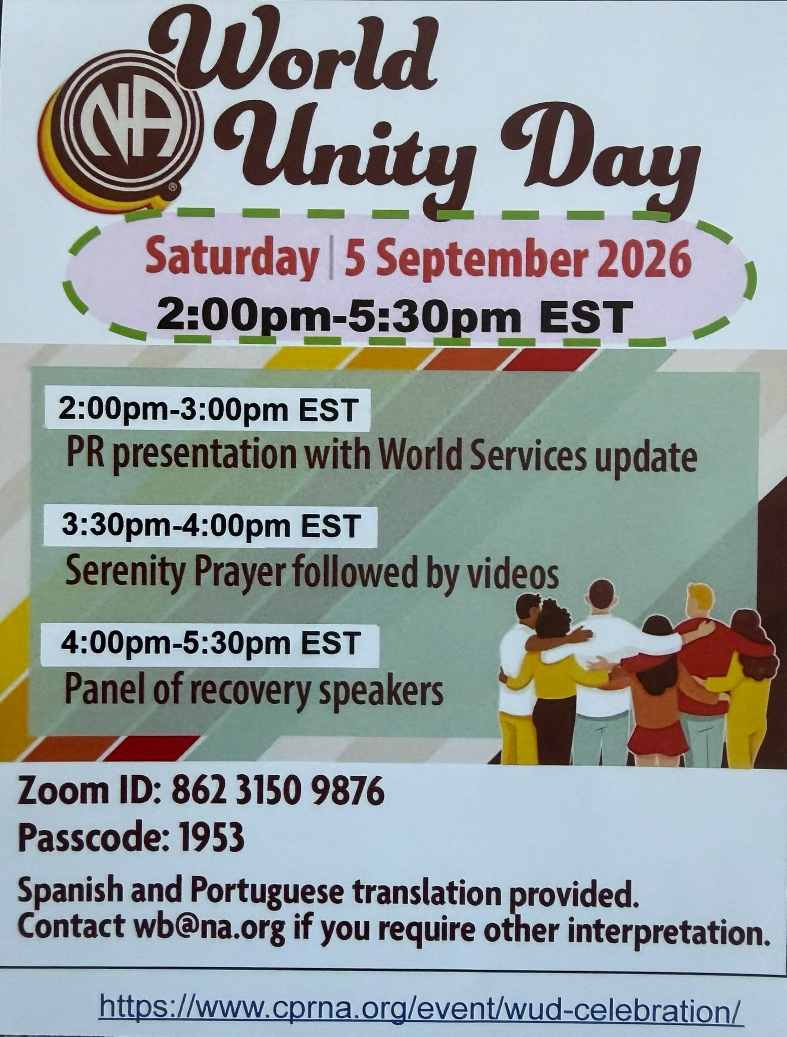 world unity day flyer