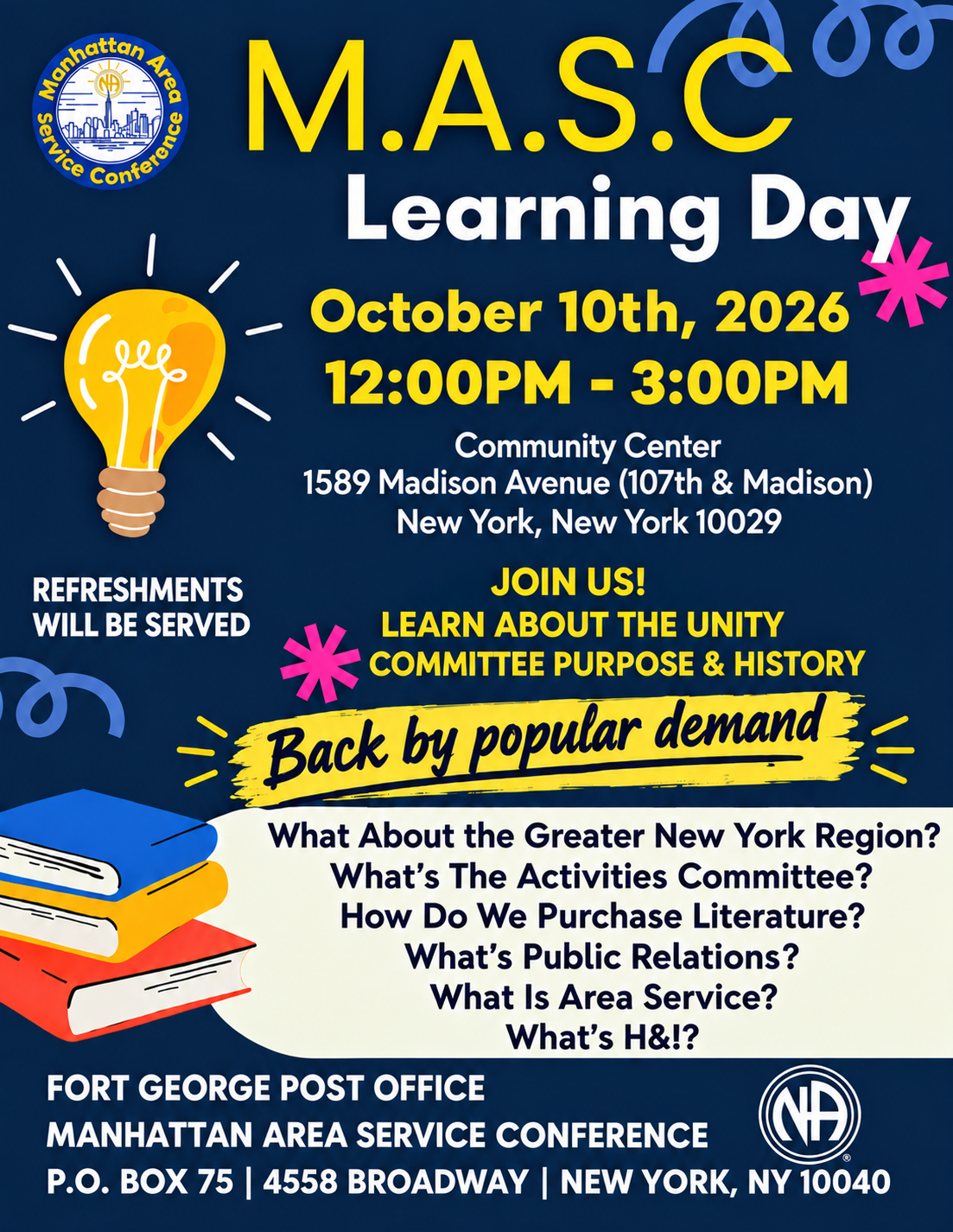 masc learning day flyer