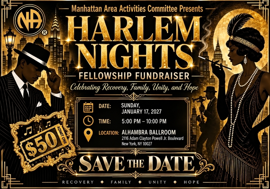 harlem nights fellowship fundraiser flyer